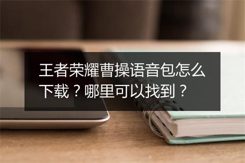 王者荣耀曹操语音包怎么下载？哪里可以找到？