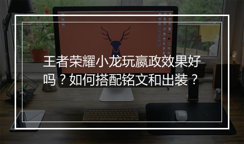 王者荣耀小龙玩嬴政效果好吗？如何搭配铭文和出装？