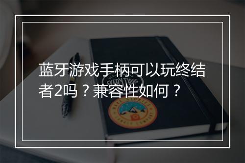 蓝牙游戏手柄可以玩终结者2吗?兼容性如何?