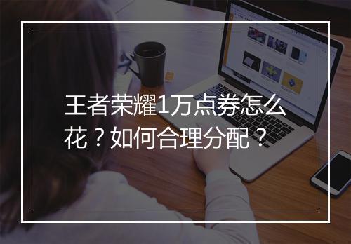 王者荣耀1万点券怎么花？如何合理分配？