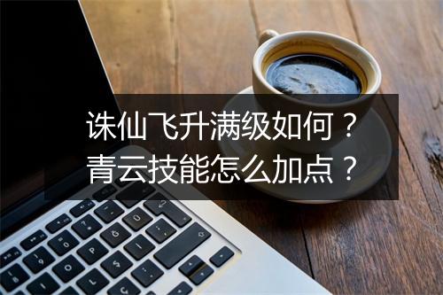 诛仙飞升满级如何？青云技能怎么加点？
