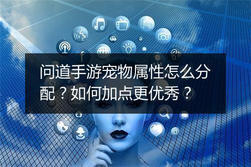 问道手游宠物属性怎么分配？如何加点更优秀？