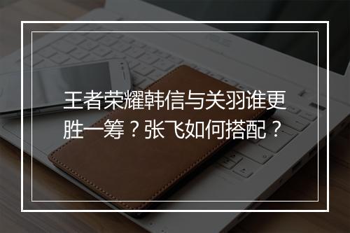 王者荣耀韩信与关羽谁更胜一筹？张飞如何搭配？
