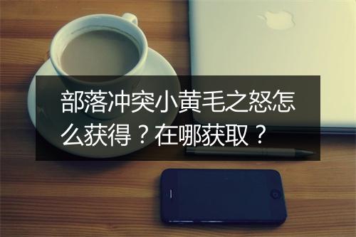 部落冲突小黄毛之怒怎么获得？在哪获取？