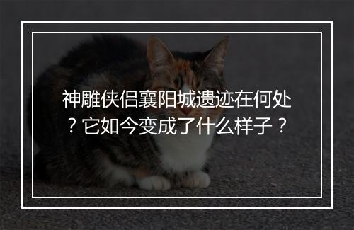 神雕侠侣襄阳城遗迹在何处？它如今变成了什么样子？