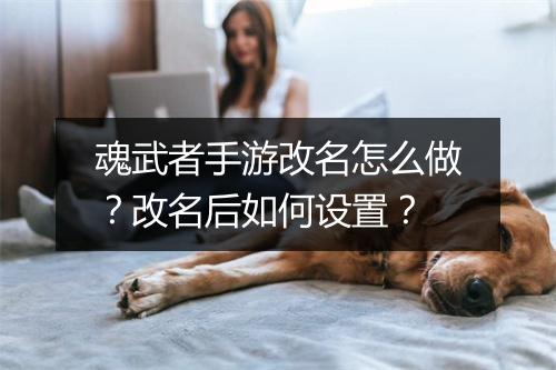 魂武者手游改名怎么做？改名后如何设置？