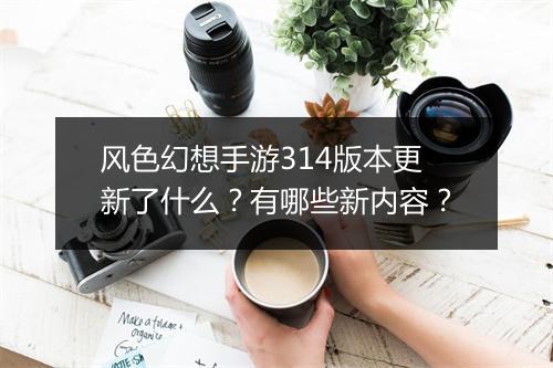 风色幻想手游314版本更新了什么？有哪些新内容？