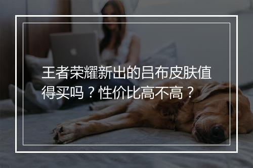 王者荣耀新出的吕布皮肤值得买吗？性价比高不高？