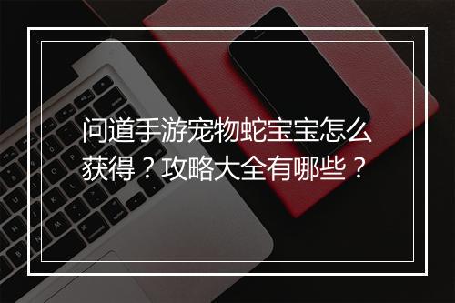 问道手游宠物蛇宝宝怎么获得？攻略大全有哪些？
