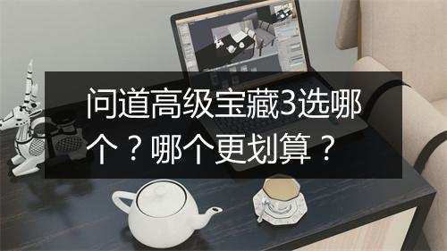 问道高级宝藏3选哪个？哪个更划算？