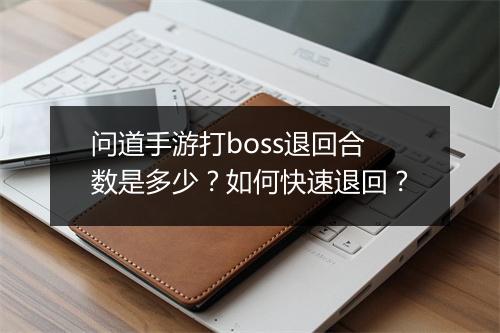 问道手游打boss退回合数是多少？如何快速退回？