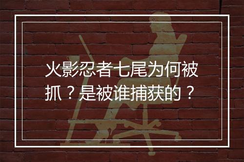 火影忍者七尾为何被抓？是被谁捕获的？